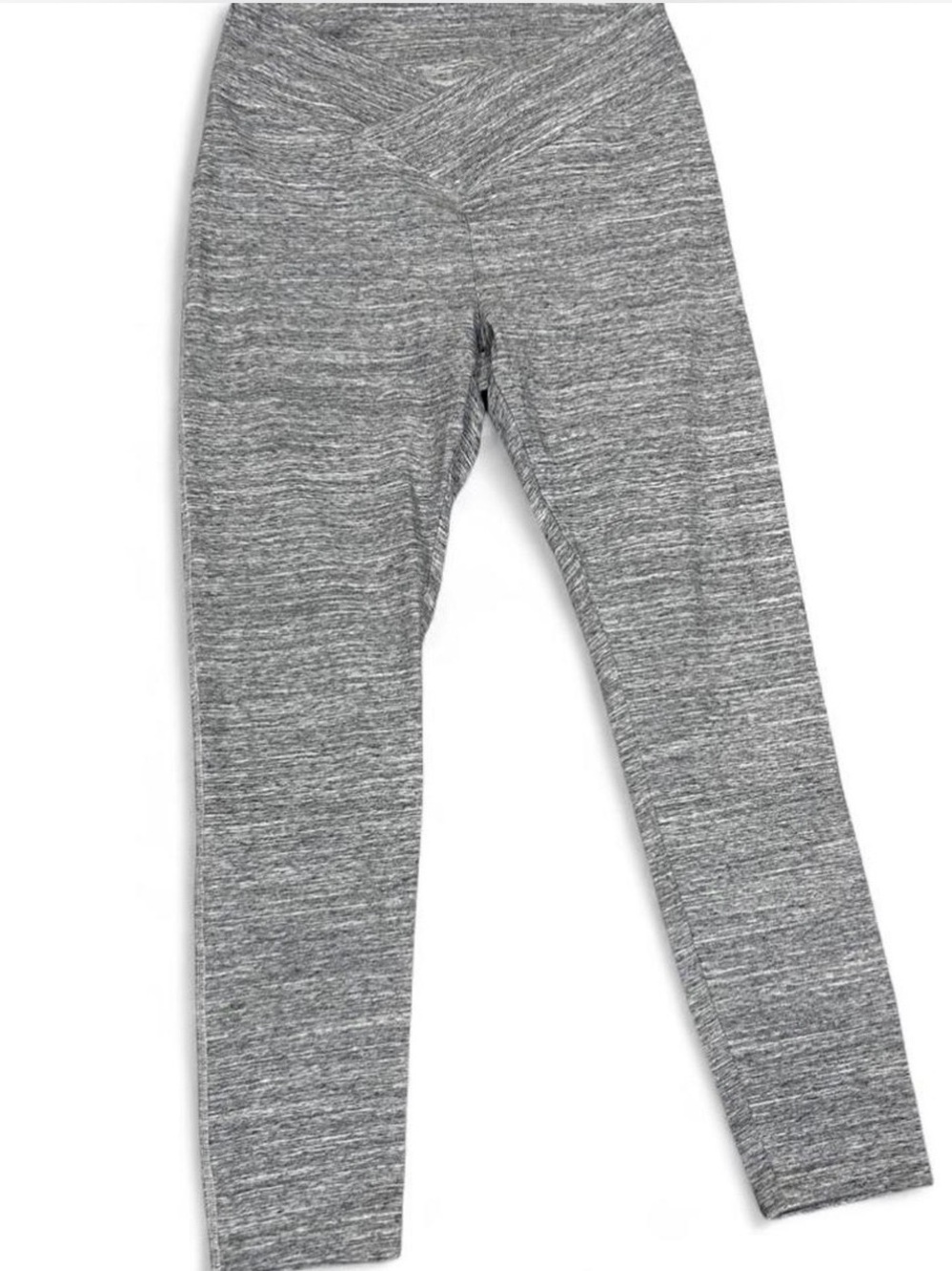 PINK Victoria’s Secret Gray Marled Crossover Waist Leggings Women’s XL